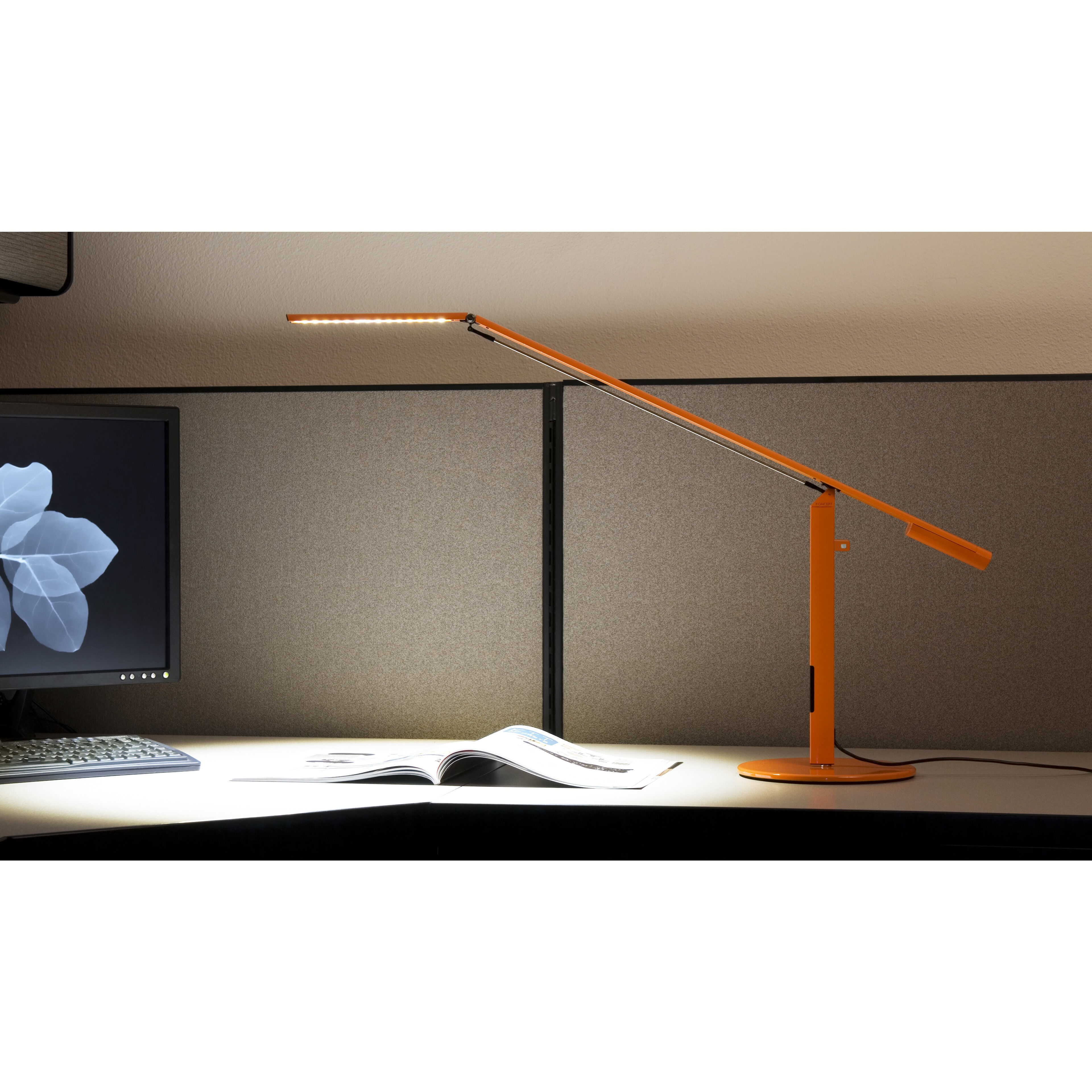 Koncept ELX A W ORG DSK Equo 24.5 inch 6 watt Orange Desk Lamp